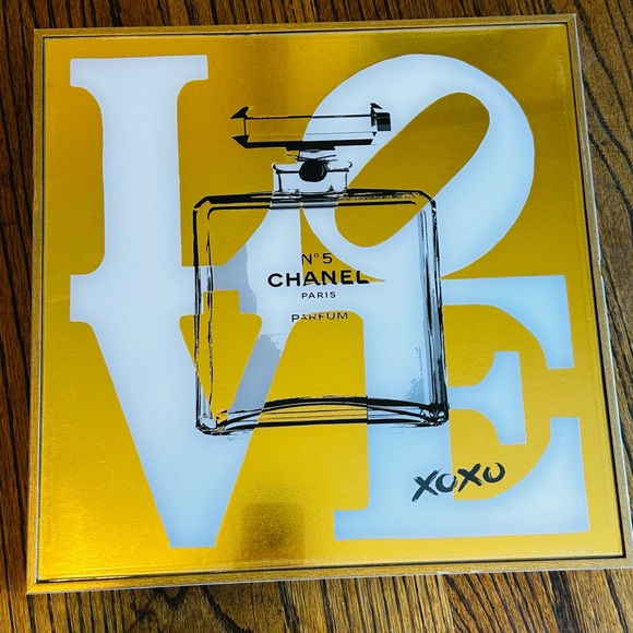 unbranded Other - Fashion Artwork No. 5 Love Art Print    15.5x15.5x1.5”